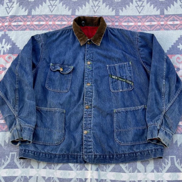 画像1: 60’s~ KEY Imperial Denim Chore Jacket (1)