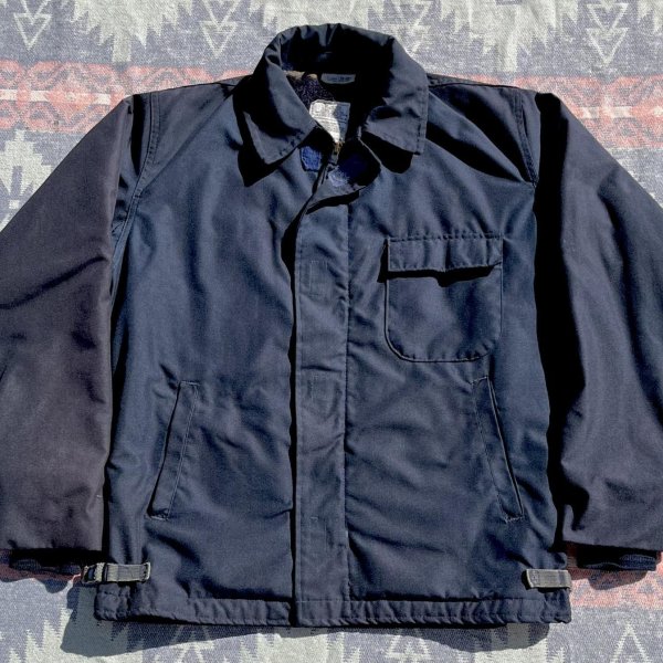 画像1: USN Aramid Cold Weather Jacket (M 38-40)アラミドデッキジャケット (1)