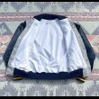 画像4: ARTEX US NAVY Fleece Varsity Jacket (4)