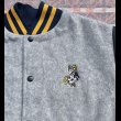 画像2: ARTEX US NAVY Fleece Varsity Jacket (2)