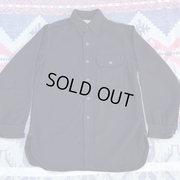 画像1: WW2 US NAVY Wool CPO Shirt (ワンポケット) (1)