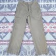 画像3: 60’s US Armd Force Cotton Khaki Chino Trousers (33x31) (3)