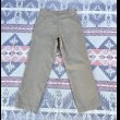 画像4: 60’s US Armd Force Cotton Khaki Chino Trousers (33x31) (4)