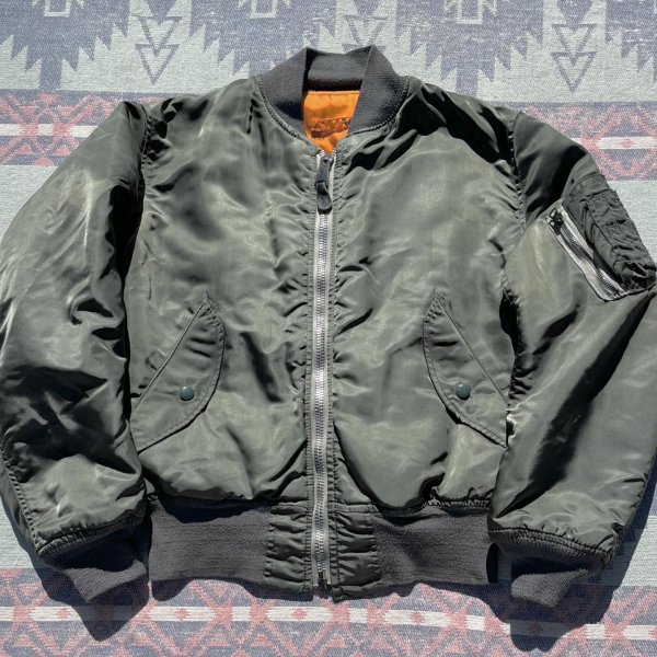 画像1: 80’s~ ALPHA MA-1Jacket (Civilian Model) (1)