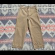 画像2: 40’s WW2 ARMY M-42 Cotton Khaki Chino Trousers "Special"(ガスフラップ付き) (2)