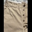 画像5: 40’s WW2 ARMY M-42 Cotton Khaki Chino Trousers "Special"(ガスフラップ付き) (5)