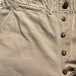 画像5: 40’s WW2 ARMY M-42 Cotton Khaki Chino Trousers "Special"(ガスフラップ付き) (5)