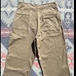 画像7: 40’s WW2 ARMY M-42 Cotton Khaki Chino Trousers "Special"(ガスフラップ付き) (7)