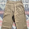 画像7: 40’s WW2 ARMY M-42 Cotton Khaki Chino Trousers "Special"(ガスフラップ付き) (7)