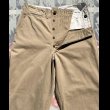 画像3: 40’s WW2 ARMY M-42 Cotton Khaki Chino Trousers "Special"(ガスフラップ付き) (3)