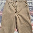 画像4: 40’s WW2 ARMY M-42 Cotton Khaki Chino Trousers "Special"(ガスフラップ付き) (4)