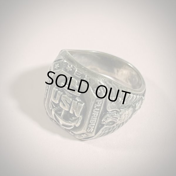 画像2: 1940’s~USN (US NAVY) Sterling Silver Ring (2)