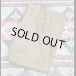 画像: 50’s ARMY Cotton Khaki Chino (ボタンチノ) 実寸34