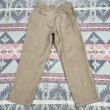 画像5: 50’s ARMY Cotton Khaki Chino (ボタンチノ) 実寸34 (5)