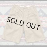 画像: 1950’s US ARMY Cotton Khaki Chino Shorts (Good Condition)