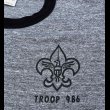 画像3:  80’s Sportswear Ringer T-Shirt (霜降りグレー) (3)