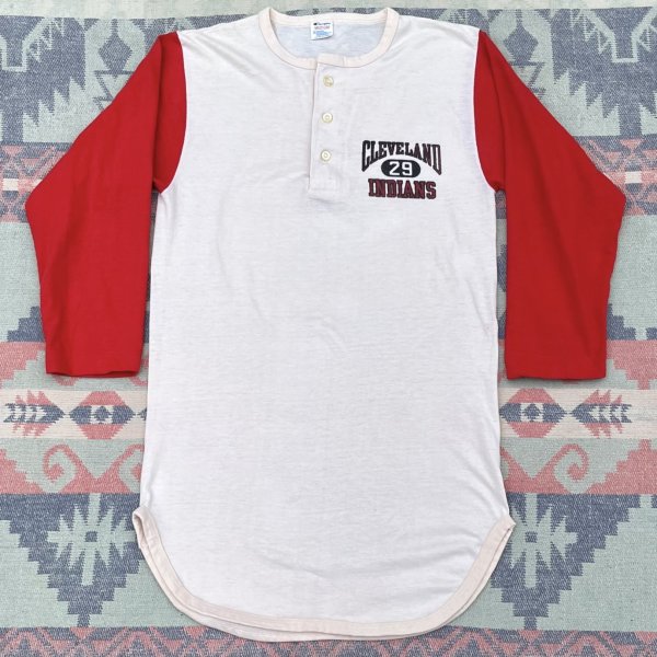 画像1: 80’s Champion  "Cleveland Indians" Baseball T Shirt (1)