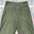 画像3: Circa Late 60’s ARMY OG-107 Sateen Utility Trousers ベイカーパンツ (3)