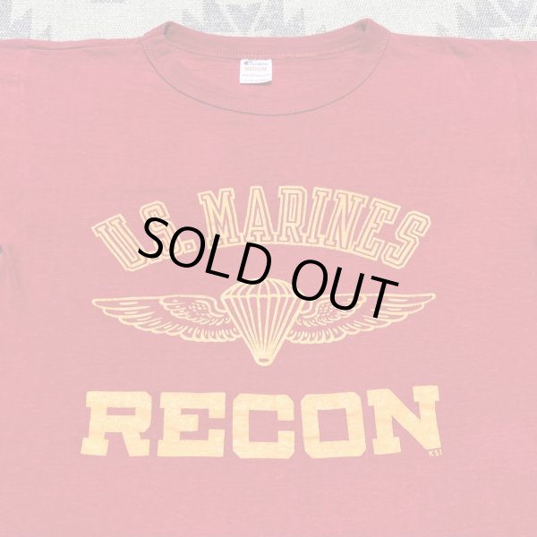 画像3:  80’s Champion US Marines Recon T Shirt (3)