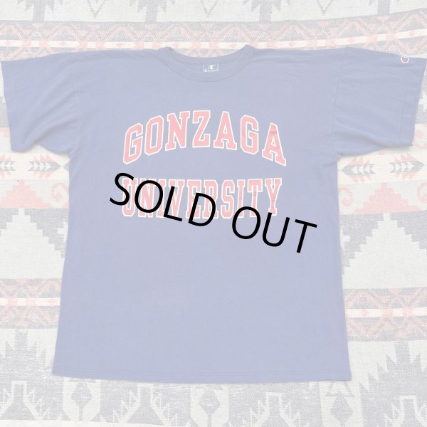 画像1: 80’s~ Champion Gonzaga Univ. Print Tee (1)