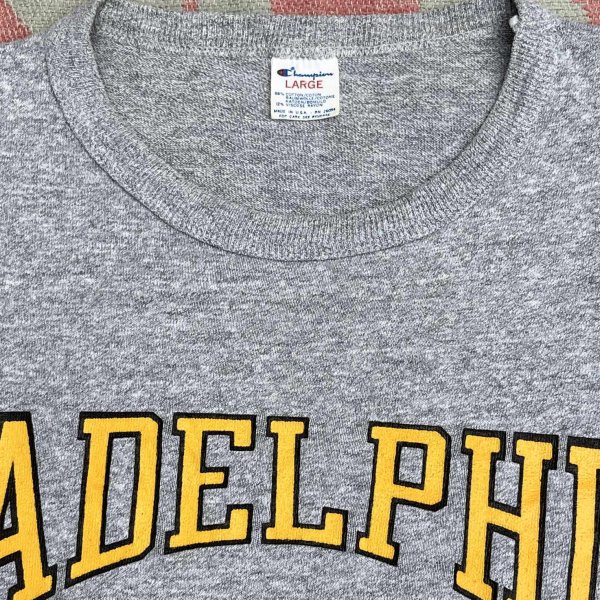 画像2: 80’s  Champion Adelphi University 霜降り88/12 Tee (2)
