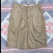 画像1: 50’s "Dead Stock" Cotton Khaki Chino Shorts (1)