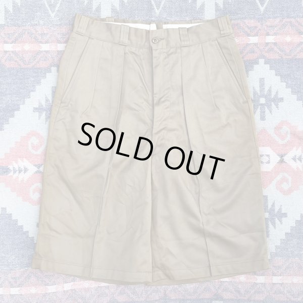 画像1: 50’s "Dead Stock" Cotton Khaki Chino Shorts (1)