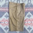 画像8: 50’s "Dead Stock" Cotton Khaki Chino Shorts (8)