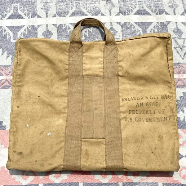 画像1: 40’s WW2 Aviator’s Kit Bag AN6505 (1)