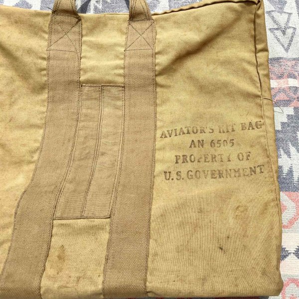 画像2: 40’s WW2 Aviator’s Kit Bag AN6505 (2)