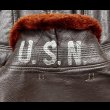 画像8: 1952’ USN "Monarch" G-1 Leather Flight Jacket (Mil-J-7823AER)中尉着用 (8)
