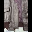 画像17: 1952’ USN "Monarch" G-1 Leather Flight Jacket (Mil-J-7823AER)中尉着用 (17)