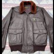 画像1: 1952’ USN "Monarch" G-1 Leather Flight Jacket (Mil-J-7823AER)中尉着用 (1)