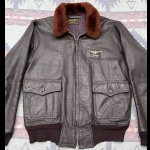 画像: 1952’ USN "Monarch" G-1 Leather Flight Jacket (Mil-J-7823AER)中尉着用