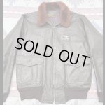 画像: 1952’ USN "Monarch" G-1 Leather Flight Jacket (Mil-J-7823AER)中尉着用