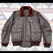 画像2: 1952’ USN "Monarch" G-1 Leather Flight Jacket (Mil-J-7823AER)中尉着用 (2)