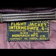 画像4: 1952’ USN "Monarch" G-1 Leather Flight Jacket (Mil-J-7823AER)中尉着用 (4)