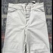 画像4: 30’s Dead Stock USN Lace Back White Cotton Sailor Pants(W32~33) (4)
