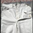 画像5: 30’s Dead Stock USN Lace Back White Cotton Sailor Pants(W32~33) (5)