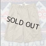 画像: 1950’s Dead Stock US ARMY Cotton Khaki Chino Shorts(34-L)