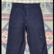 画像5: 70’s US NAVY Utility Trousers "Dark Blue" (5)