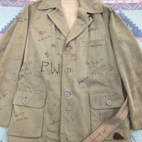 画像2: 1940’s' BIG SMITH Autograph Cotton Lined Work Jacket (2)