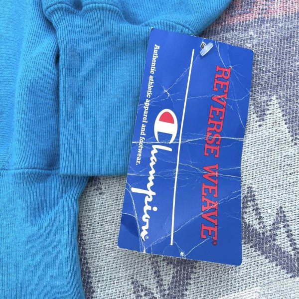 画像2: 90’s "N.O.S." Champion Reverse Weave 無地 Sweat Shirt (L) (2)