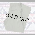 画像: 60’s Dead Stock 初期型 ARMY OG107 Cotton Sateen Utility Trousers