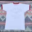 画像4: 80’s Champion SMU Mustangs 4段染み込みプリント Ringer T Shirt (4)