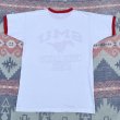 画像4: 80’s Champion SMU Mustangs 4段染み込みプリント Ringer T Shirt (4)