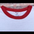 画像2: 80’s Champion SMU Mustangs 4段染み込みプリント Ringer T Shirt (2)
