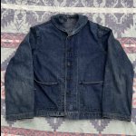 画像: WW2 40’s USN Denim Jacket w/Stencil
