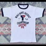 画像: 70’s Champion製 4段プリント Ringer Tee