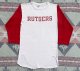 画像: 1970’s~Champion ブルーバータグの染み込みプリントBaseball T Shirt